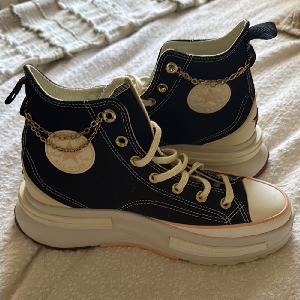 Converse Run Star Legacy CX Platform High-Top Sneakers with Chain Accent